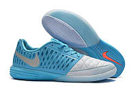 Футзалки Nike Lunar Gato II IC aqwa marine