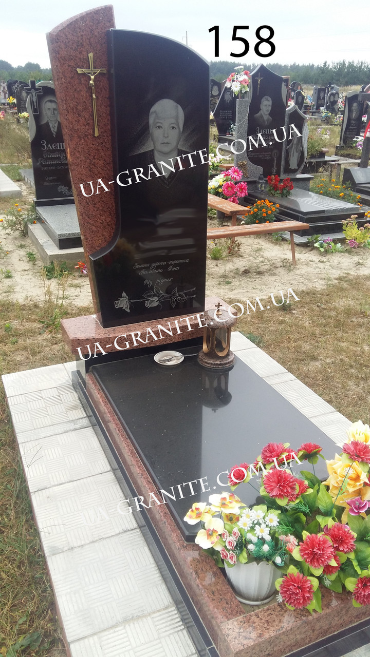 Пам’ятники на цвинтар із граніту для жінки Вічний Смуток 1700*800