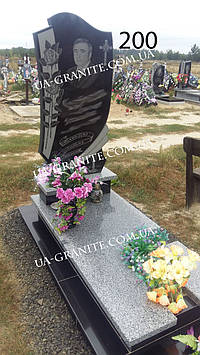 Пам'ятник гранітний на могилу Вічна краса 1000*2000