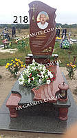 Памятник на могилу с керамикой Благородное прикосновение 1200*2000