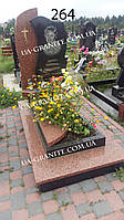 Комплекс жіночий пам’ятник із граніту квітник