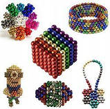 Головоломка Неокуб Neocube райдужний 216 кульок, 5 мм, фото 3