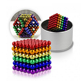 Головоломка Неокуб Neocube райдужний 216 кульок, 5 мм, фото 2
