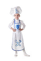 Детский карнавальный костюм для мальчика «Поваренок» 110-120 см, белый
