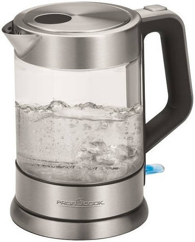 Електрочайник ProfiCook PC-WKS 1107 G Скляний Бренди Європи, фото 1