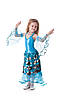 Дитячий карнавальний костюм для дівчинки «Русалонька» 110-120 см, блакитний
