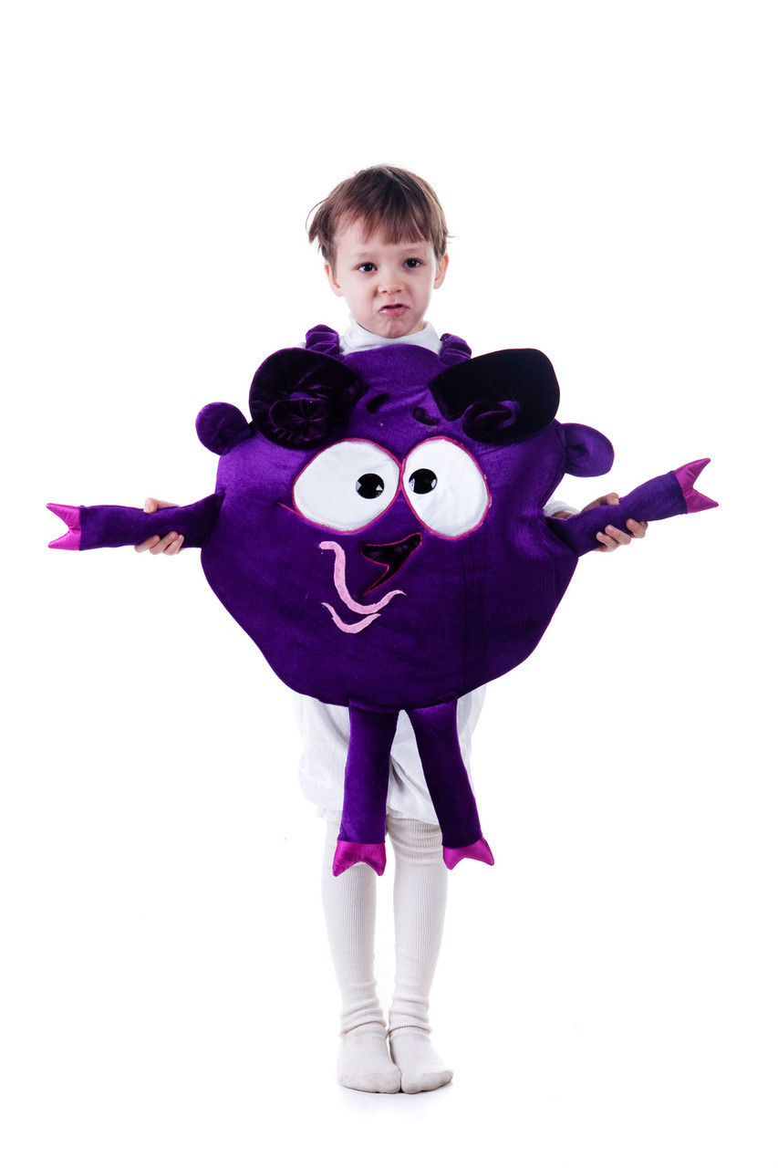 Дитячий карнавальний костюм Бараш «Смішарики» 110-125 см, фіолетовий