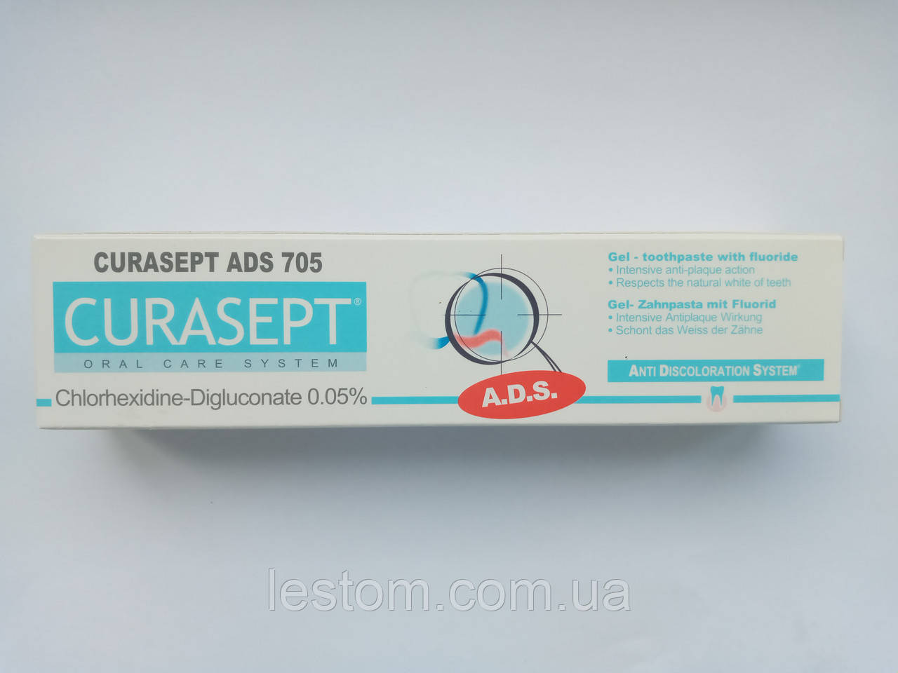 CURASEPT ADS 705 гелеподобная паста з хлоргексидин-диглюконад 0,05%, 75 мл