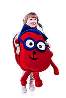 Детский карнавальный костюм для мальчика Еж «Смешарики» 110-125 см, красный