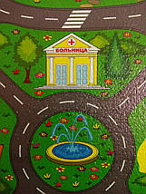 Дитячий килимок «Містечко» 1500×1100×8 мм, теплоізоляційний, для ігор та розвитку, фото 5