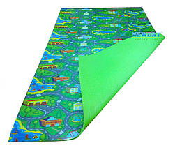 Дитячий килимок «Містечко» 1500×1100×8 мм, теплоізоляційний, для ігор та розвитку, фото 2