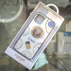 Чохол TPU + Glass TYBOMB Shining Watch iPhone 11 Pro {5.8 *} White