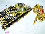 Сумочка - клатч з намистин для жінок, фото 6