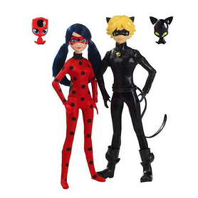 Набір ляльок Miraculous Lady Bug і Cat Noir серії Леді Баг і Супер Кот 26 см 39811
