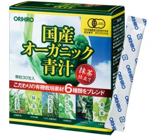 Orihiro Аодзіру органічні сублімовані соки рослин Японії, 30 саше по 2 г на 30 днів