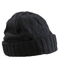 Трикотажна шапка з краєм U, MBLK Чорний