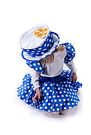 Детский карнавальный костюм для девочки «Чашка» 115-125 см, бело-голубой