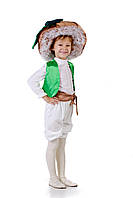 Детский карнавальный костюм для мальчика Грибочек «Масленок» 100-110 см, бело-коричневый