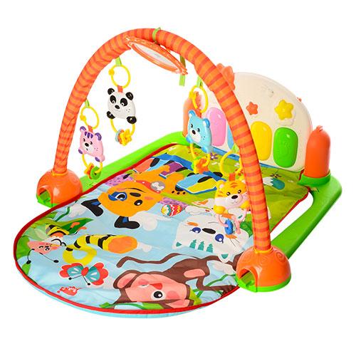 Барвистий килимок для малюка HX9110-11-17A піаніно дуга підвіски, фото 1