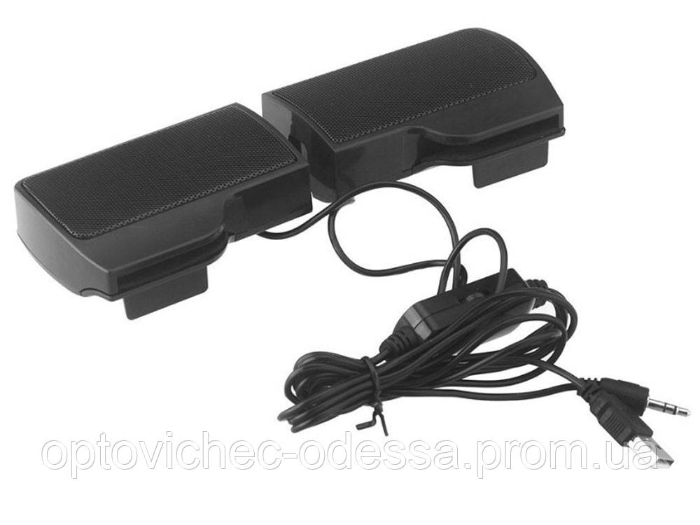 Стерео-колонки USB для ноутбука або ПК Soundbar на прищіпках-кліпсах Хіт продажу!