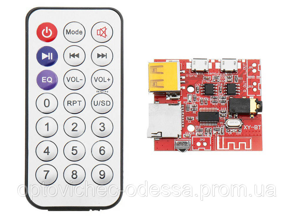 Плата аудіосистеми Bluetooth 4.1 MP3 WAV 3 Вт з пультом ДУ Хіт продажу!