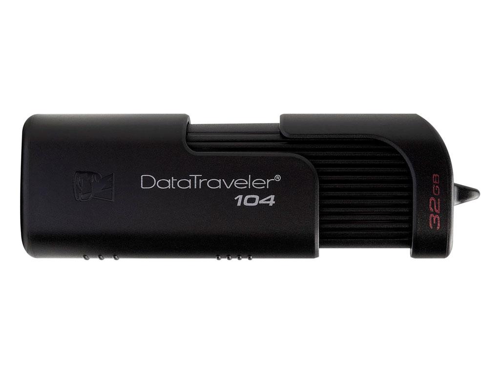 USB флеш накопичувач Kingston 32GB DataTraveller 104 Black USB 2.0 (DT104/32GB)