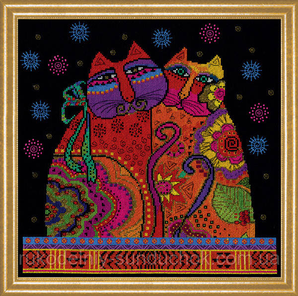 Набір для вишивання хрестом "Cat Pair//Пара кішок" Design Works dw3383