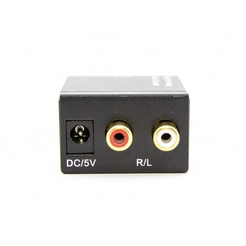 ЦАП цифро аналоговый аудио конвертер декодер преобразователь звука с оптического коаксиального с блоком питани - фото 2 - id-p1084183493