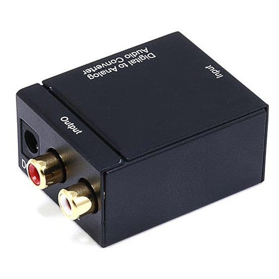 ЦАП цифро аналоговый аудио конвертер декодер преобразователь звука с оптического коаксиального с блоком питани - фото 4 - id-p1084183493