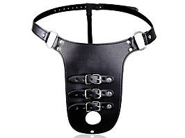 Пояс для страпона Meselo  Чорний Хіт продажу!