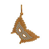 Підвіска срібна Карнавальна Маска, фото 2