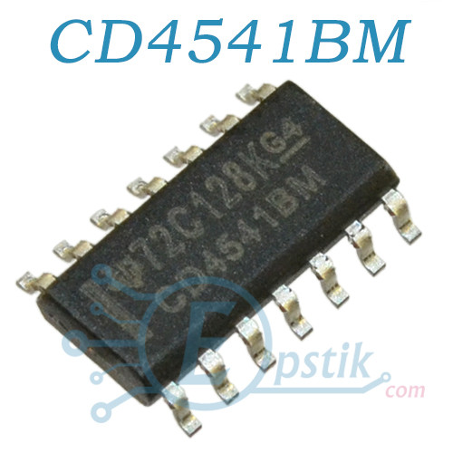CD4541BM, логічний програмований таймер, SOP14