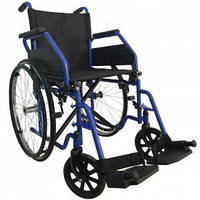 Стандартная инвалидная коляска (синяя), OSD-ST-** , инвалидная коляска механическая, инвалидное кресло