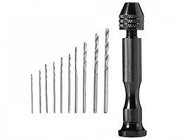 Міні-дриль зі свердлами  Чорний Хіт продажу!