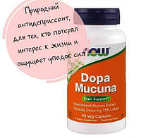 Мукуна Жгучая, Dopa Mucuna, Now Foods, 90 капсул Киев