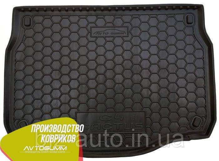Авто килимок в багажник Citroen C4 Cactus 2015- (Avto-Gumm) Автогум
