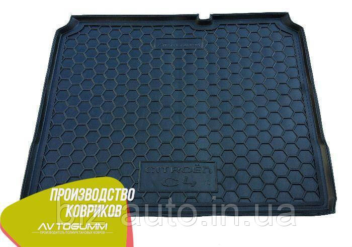 Авто килимок в багажник Citroen C4 2010- (Avto-Gumm) Автогум
