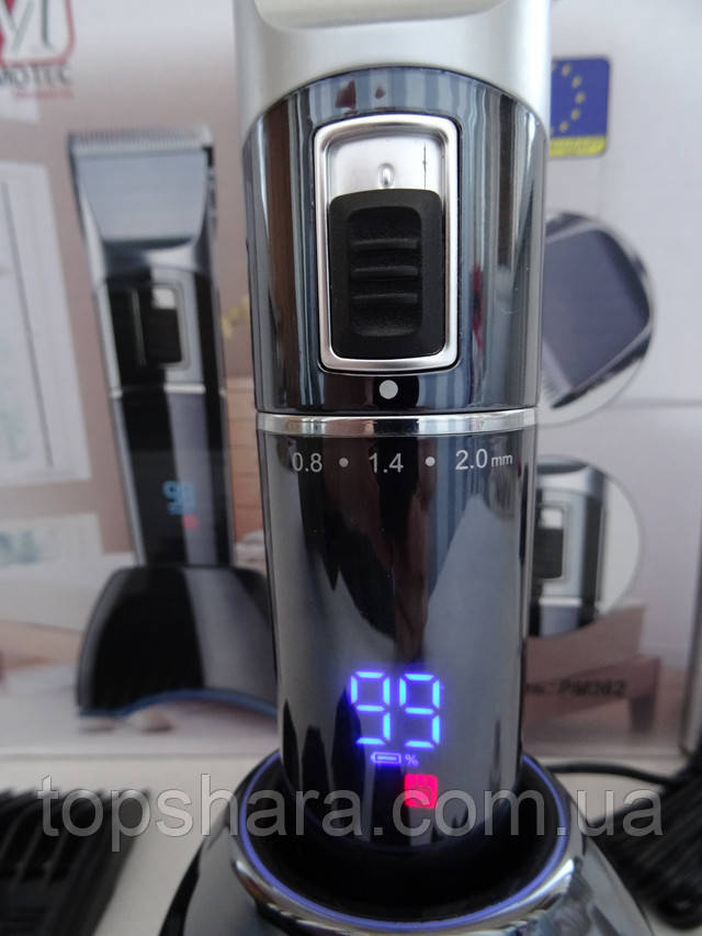 Машинка для стрижки Promotec PM 362 (аккумулятор, керамический нож) цвет черный