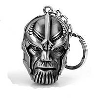 Брелок 3D  Avengers: Infinity War Thanos Танос 3D голова silver.449