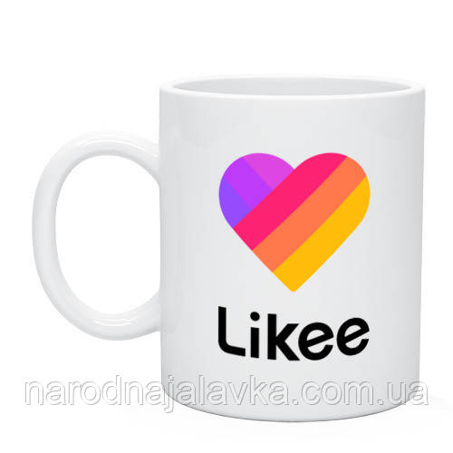 Чашка LIKE. Чудовий подарунок лайкеру. Посуд лайк, фото 1