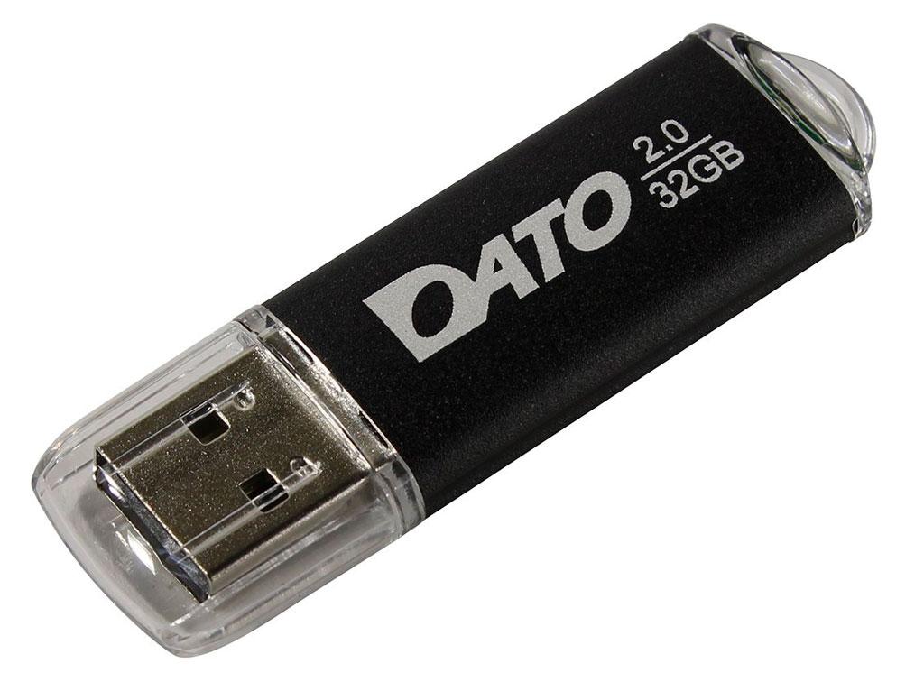 USB флешнакопичувач Dato 32GB DS7012 black USB 2.0 (DT_DS7012BL/32Gb)