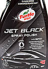 Чорний поліроль для кузова Turtle Wax Hybrid Jet Black Spray Polish 500 мл тригер, фото 2