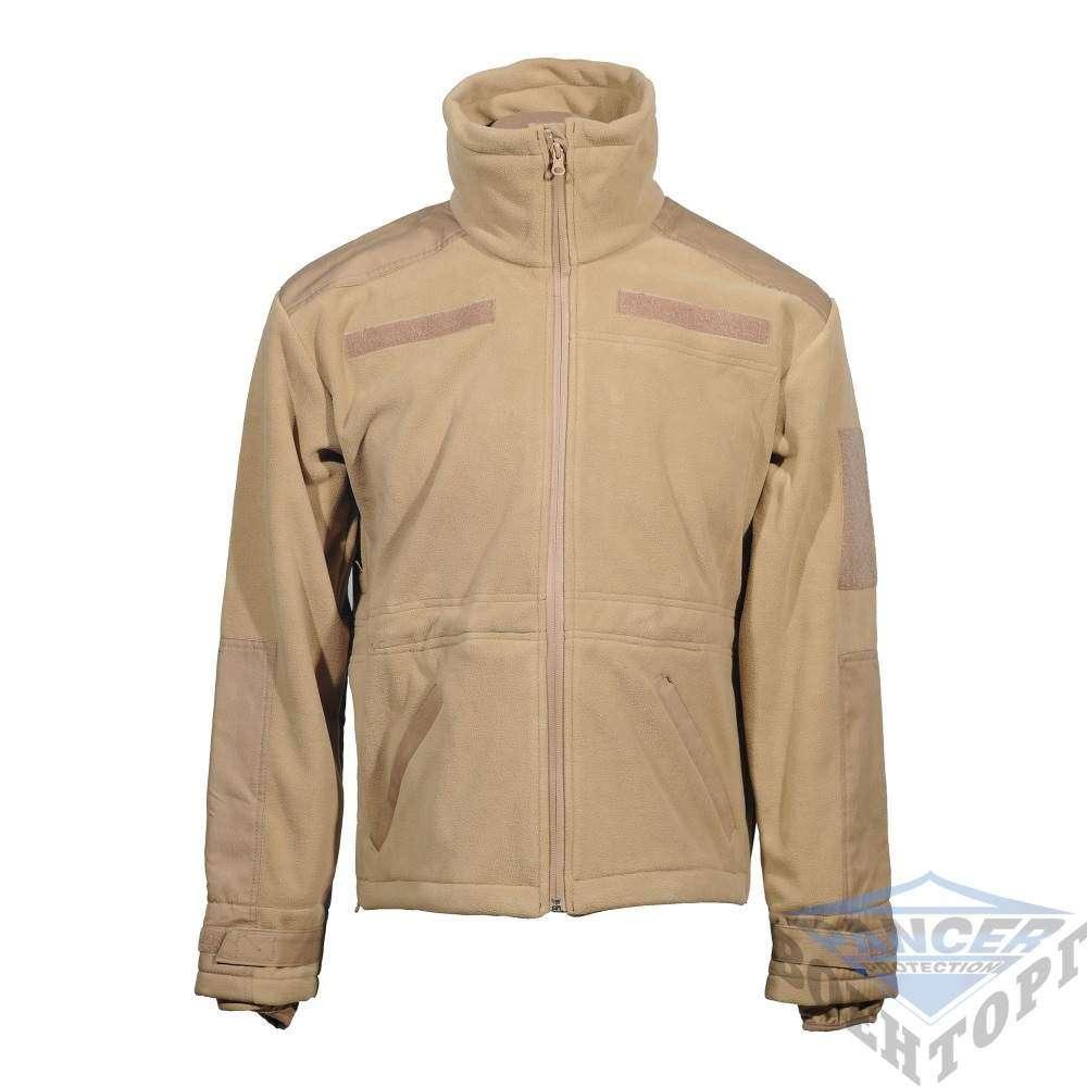 Куртка флісова вітрозахисна WINDPROOF JACKE FLEECE койот