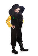 Детский карнавальный костюм для мальчика «Карабас-Барабас» 110-125 см, черный