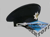 Фуражка национальной полиции Украины синяя объемная кокарда Pancer