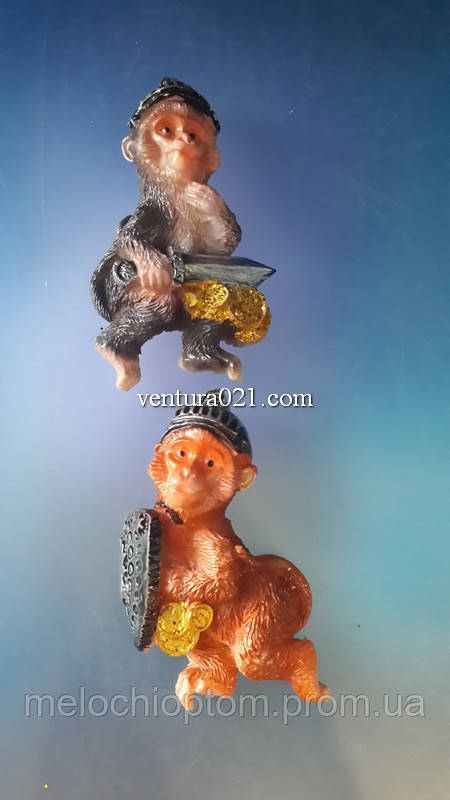Магнит на холодильник обезьяна воин в доспехах - фото 4 - id-p127781963