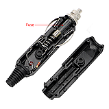Автоштекер у прикурювач із запобіжником, фото 4