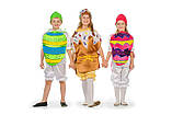 Дитячий карнавальний костюм для дітей «Куличик» 110-120 см, бежевий, фото 3