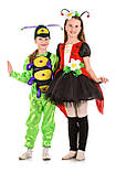 Дитячий карнавальний костюм для дівчинки Сонечко «Кокетка» 115-125 см, чорно-червоний, фото 4