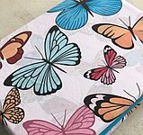 Сімейний комплект постільної білизни Ранфорс бавовна (12205) Постільна з двома підковдрами, фото 3